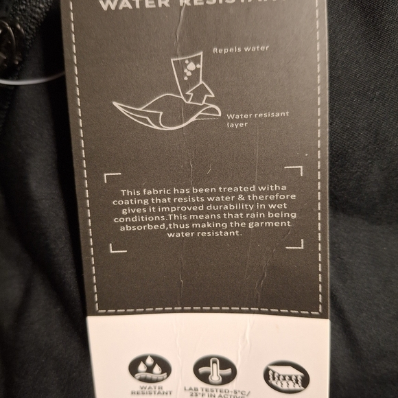 Ushare Outdoor XXL Men's Black insulated/water resistant Hooded Puffer Coat - Picture 11 of 11